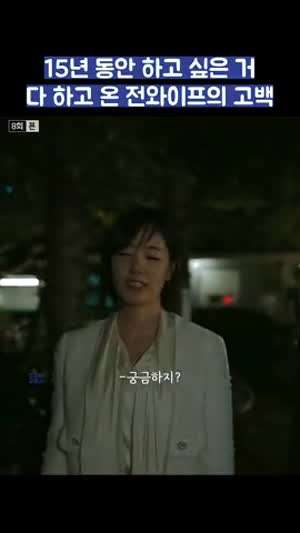 15년간 하고 싶은 거 다하고 돌아온 전와이프의 고백