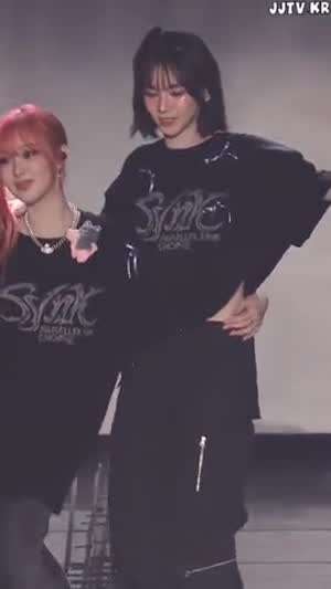 단발 사과 머리 블랙 박스티 에스파 카리나