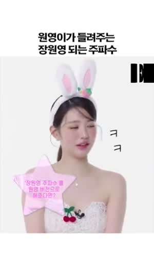 원영이가 들려주는 장원영 되는 주파수(아이브)