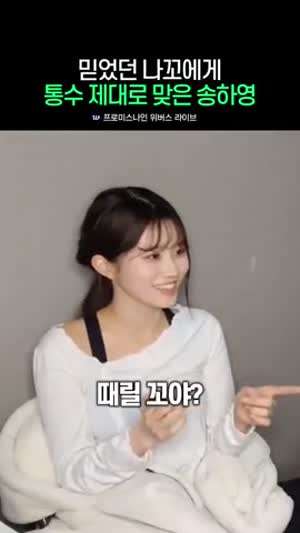 믿었던 나꼬에게 통수 제대로 맞은 송하영(프로미스나인)
